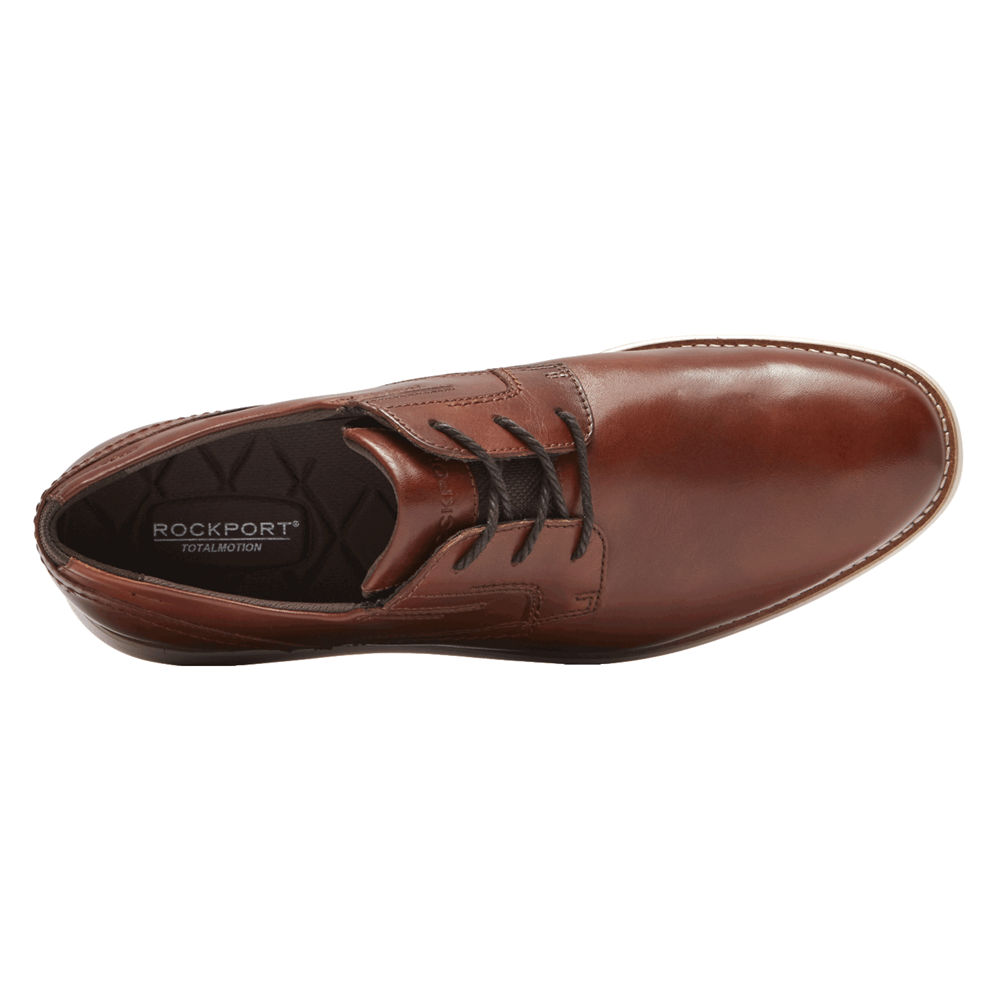 Rockport Mens Dress Shoes Brown - Total Motion Sport Plain Toe - UK 691-PEOYQR